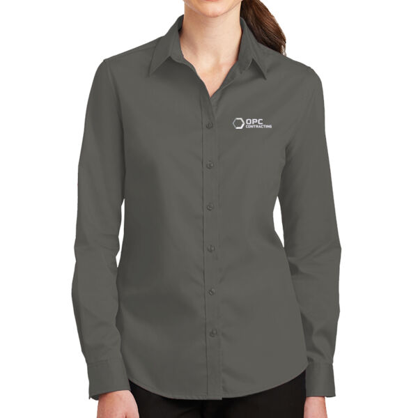 Embroidered OPC Contracting - Wrinkle Resistant Button Down Thumbnail
