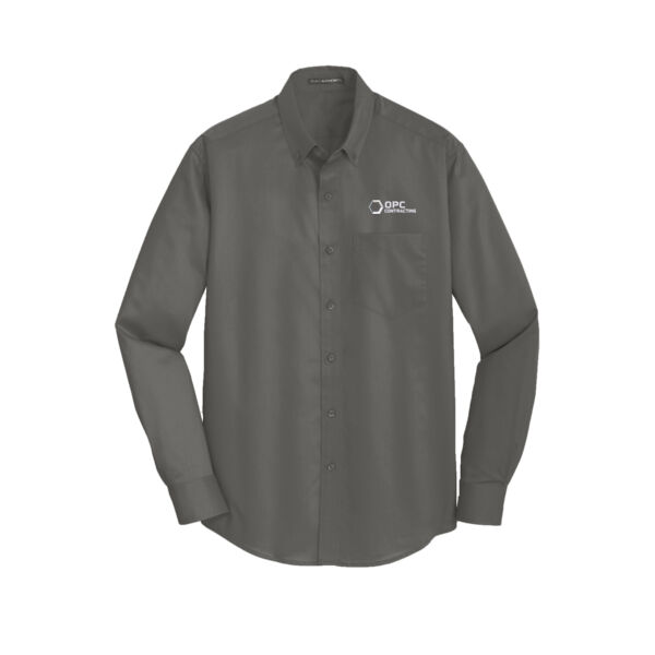 Embroidered OPC Contracting - Wrinkle Resistant Button Down Thumbnail