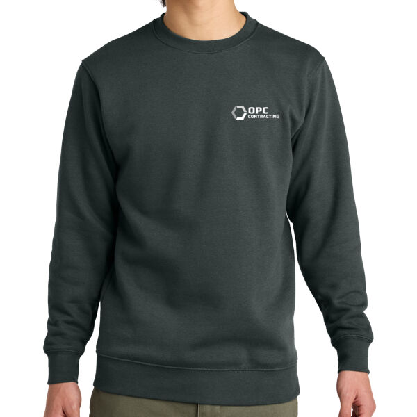 OPC Contracting Printing - Fleece Crew Sweatshirt Thumbnail