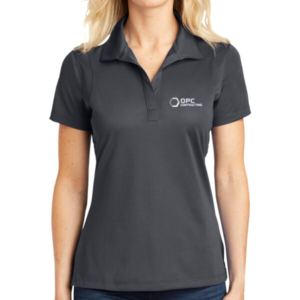 Embroidered OPC Contracting - Ladies Micropique Sport Wick ® Polo Thumbnail