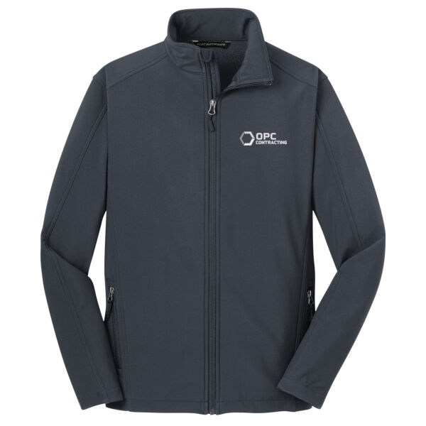 Embroidered OPC Contracting - Core Soft Shell Jacket Thumbnail