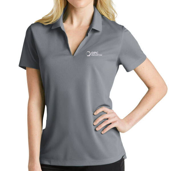 Embroidered OPC Contracting - Ladies Dri FIT Micro Pique 2.0 Polo Thumbnail