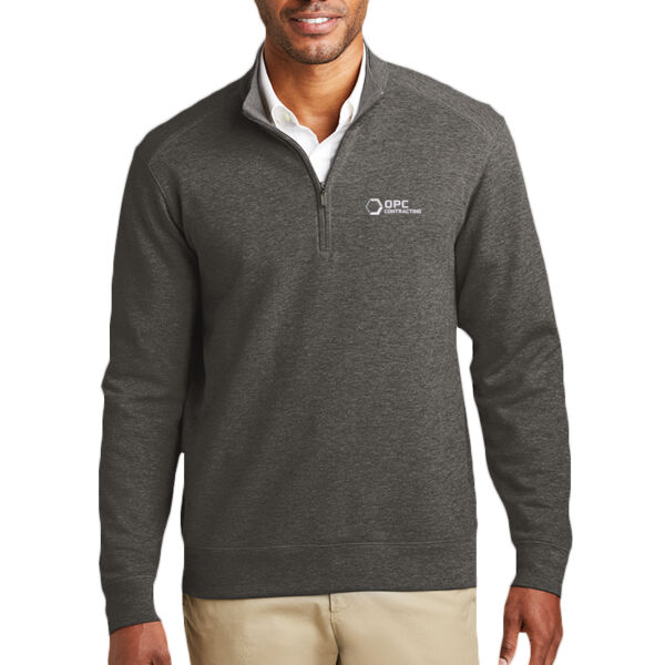 Embroidered OPC Contracting - Interlock 1/4 Zip Thumbnail