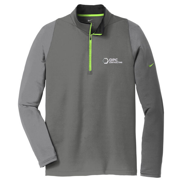  Embroidered OPC Contracting - Dri FIT Stretch 1/2 Zip Cover Up Thumbnail