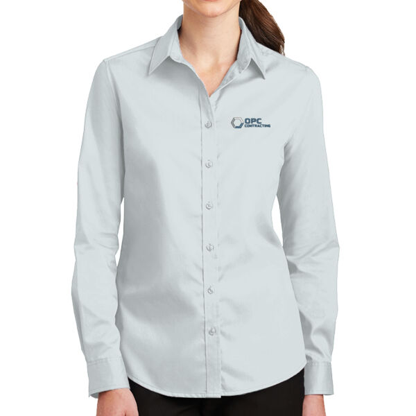 Embroidered OPC Contracting - Wrinkle Resistant Button Down Thumbnail