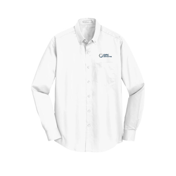Embroidered OPC Contracting - Wrinkle Resistant Button Down Thumbnail