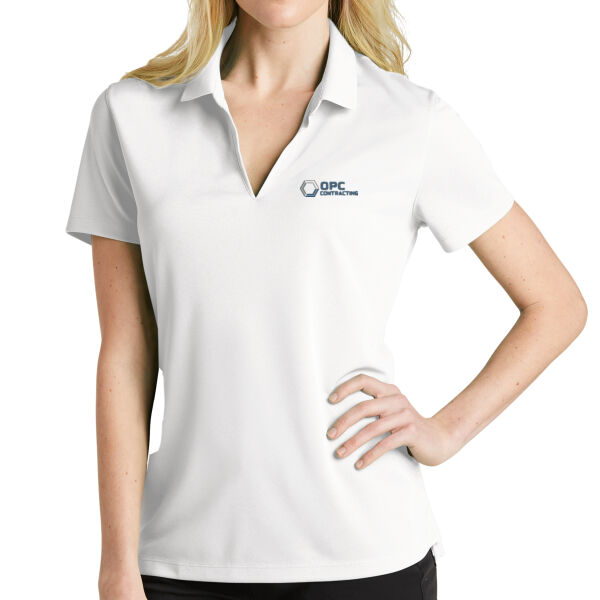 Embroidered OPC Contracting - Ladies Dri FIT Micro Pique 2.0 Polo Thumbnail