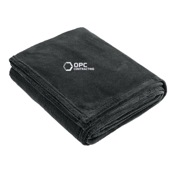 Embroidered OPC Contracting - Oversized Ultra Plush Blanket Thumbnail