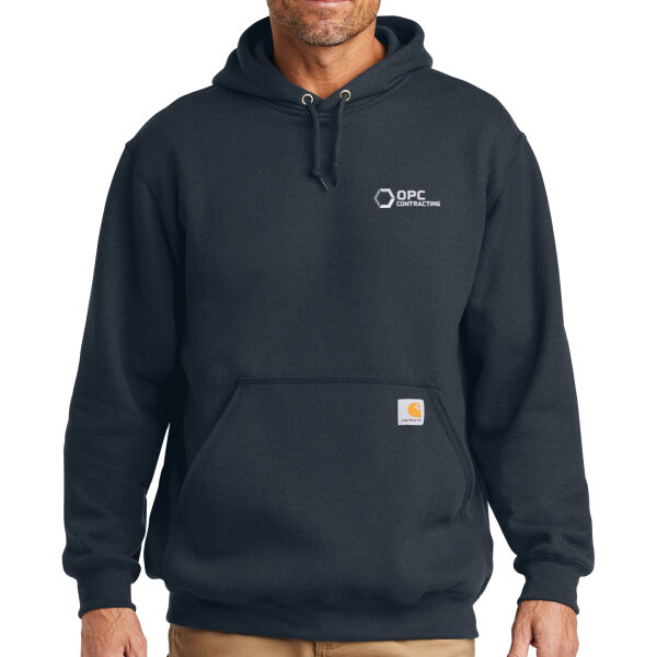 Embroidered OPC Contracting - Tall Midweight Hooded Sweatshirt Thumbnail