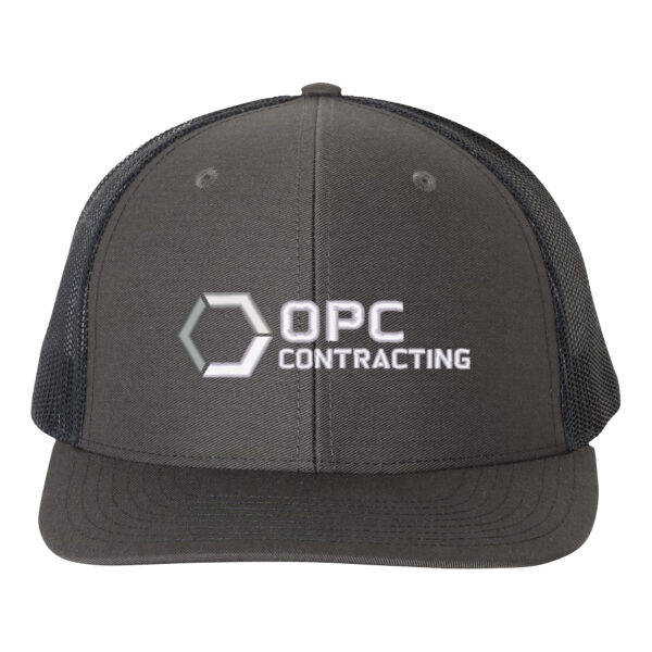Embroidered OPC Contracting - Snapback Trucker Cap Thumbnail