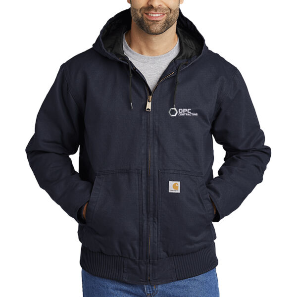 Embroidered OPC Contracting - Washed Duck Active Jac Thumbnail