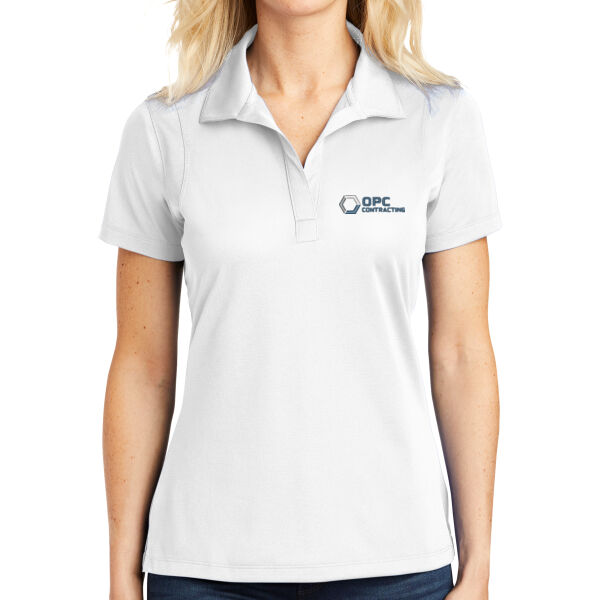 Embroidered OPC Contracting - Ladies Micropique Sport Wick ® Polo Thumbnail