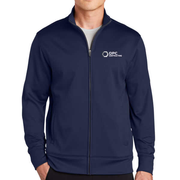Embroidered OPC Contracting - Sport Wick ® Fleece Full Zip Jacket Thumbnail